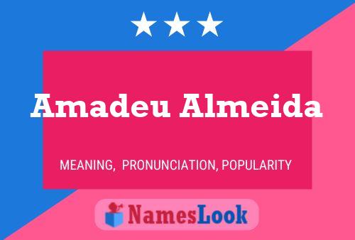 Amadeu Almeida Namensposter