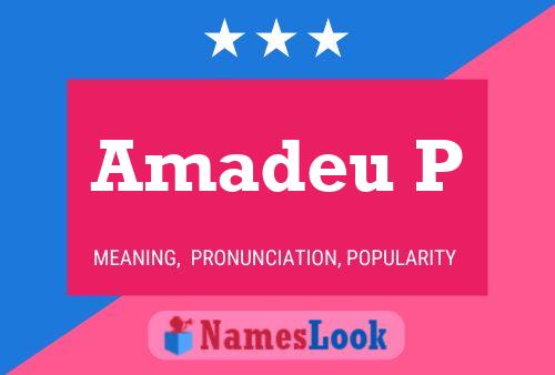 Amadeu P Namensposter