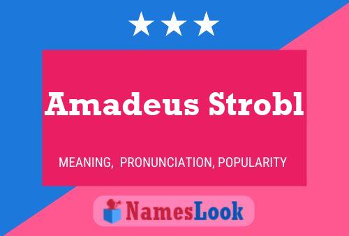 Amadeus Strobl Namensposter