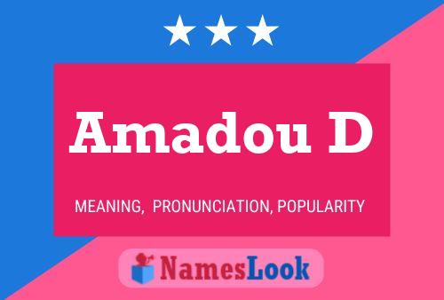 Amadou D Namensposter