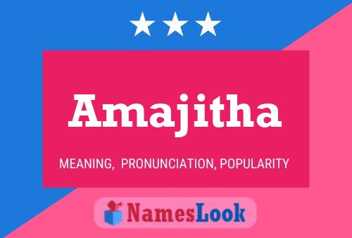 Amajitha Namensposter