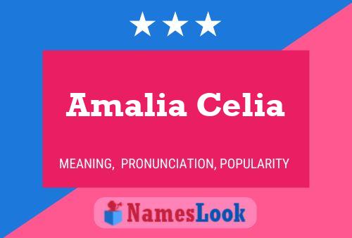 Amalia Celia Namensposter