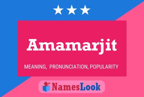 Amamarjit Namensposter