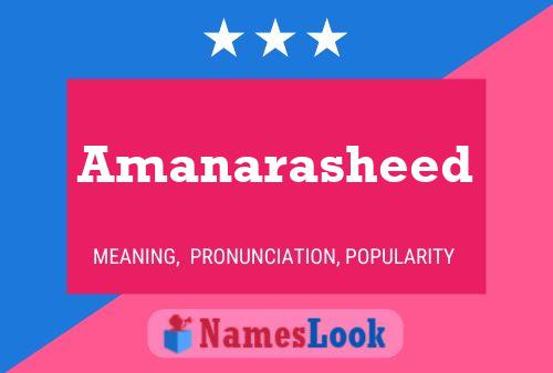 Amanarasheed Namensposter