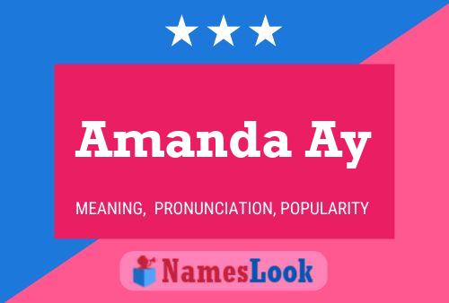 Amanda Ay Namensposter