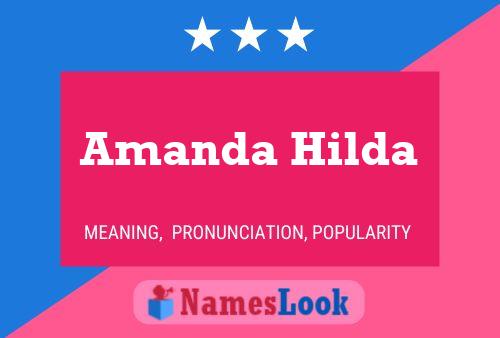 Amanda Hilda Namensposter