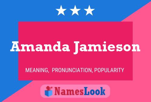 Amanda Jamieson Namensposter