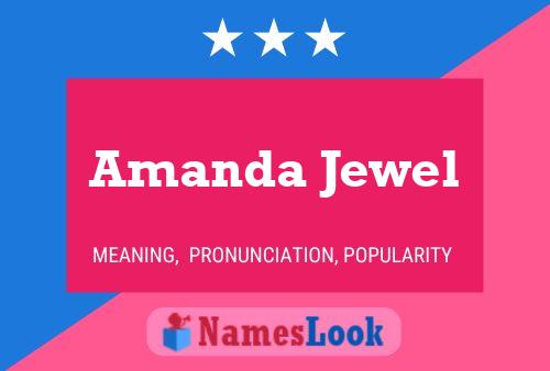 Amanda Jewel Namensposter