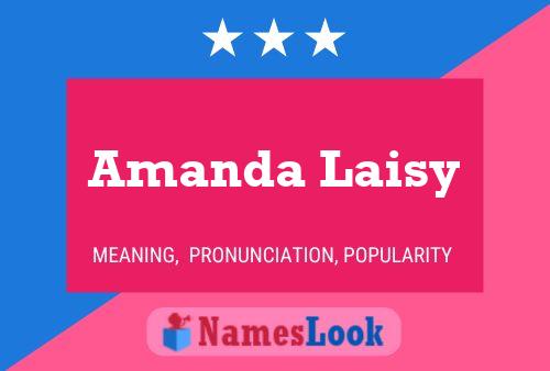 Amanda Laisy Namensposter