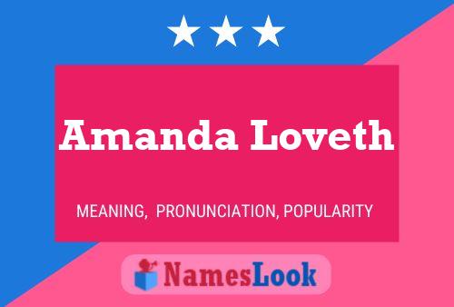 Amanda Loveth Namensposter