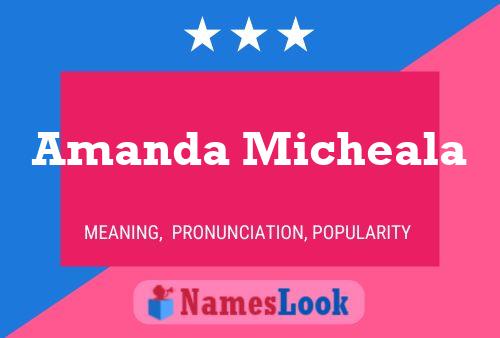 Amanda Micheala Namensposter