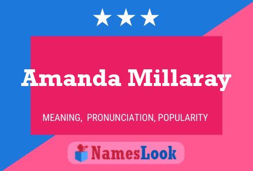 Amanda Millaray Namensposter