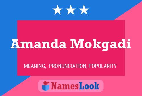 Amanda Mokgadi Namensposter