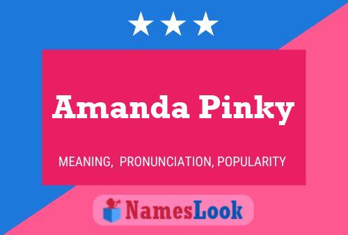 Amanda Pinky Namensposter