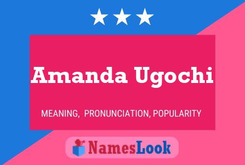 Amanda Ugochi Namensposter