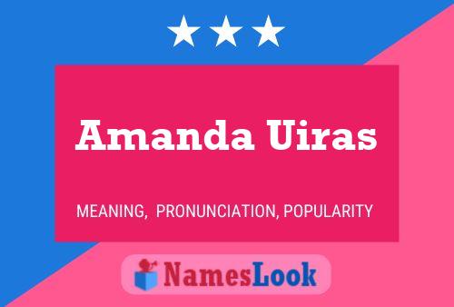 Amanda Uiras Namensposter