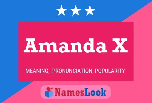 Amanda X Namensposter