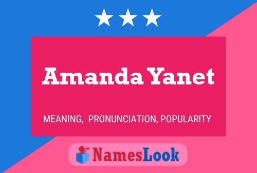 Amanda Yanet Namensposter