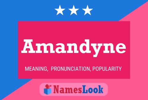 Amandyne Namensposter