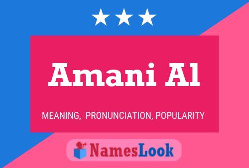 Amani Al Namensposter