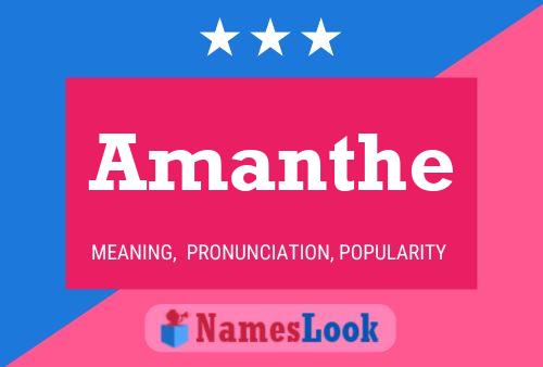 Amanthe Namensposter