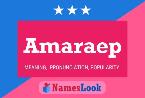 Amaraep Namensposter