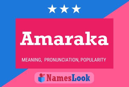 Amaraka Namensposter