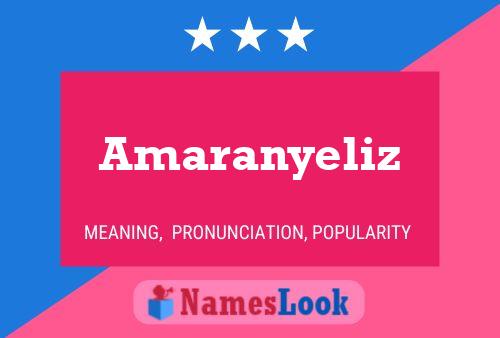 Amaranyeliz Namensposter