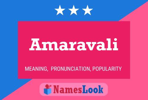 Amaravali Namensposter