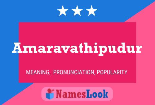 Amaravathipudur Namensposter