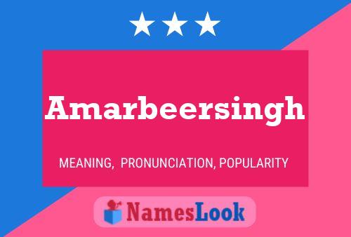 Amarbeersingh Namensposter