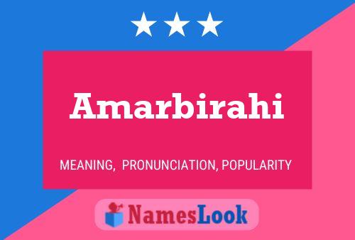 Amarbirahi Namensposter