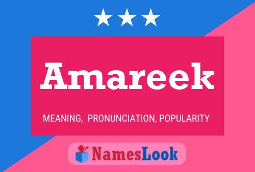 Amareek Namensposter