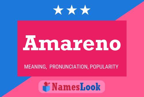 Amareno Namensposter