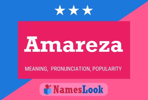 Amareza Namensposter