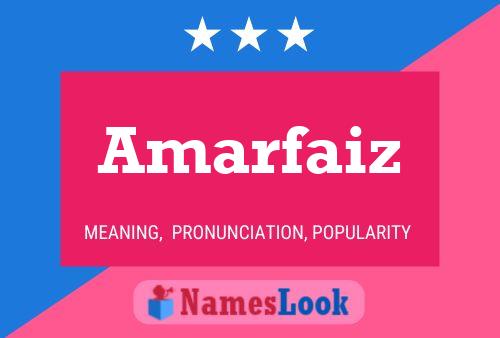 Amarfaiz Namensposter