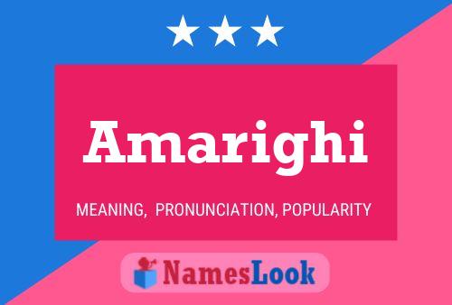 Amarighi Namensposter