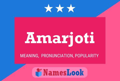 Amarjoti Namensposter