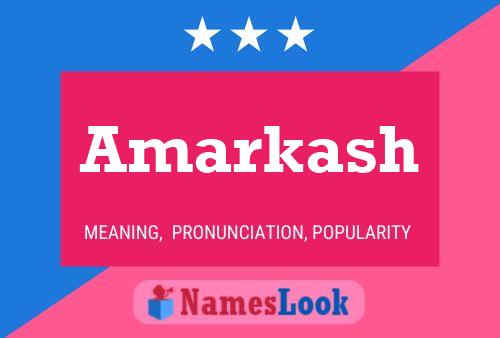 Amarkash Namensposter