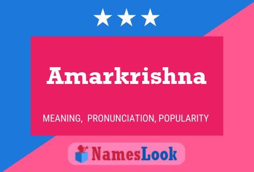 Amarkrishna Namensposter