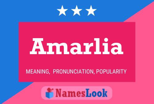 Amarlia Namensposter