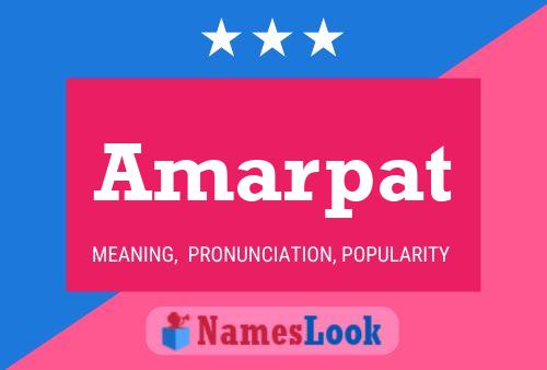 Amarpat Namensposter