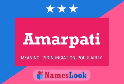 Amarpati Namensposter