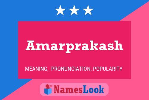 Amarprakash Namensposter