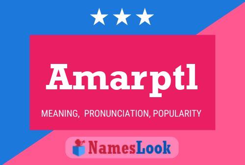 Amarptl Namensposter