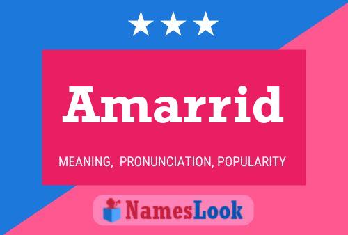 Amarrid Namensposter