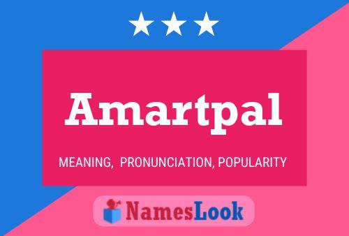 Amartpal Namensposter