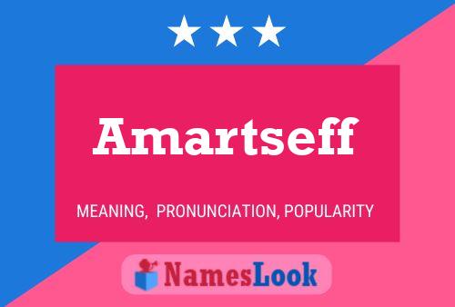 Amartseff Namensposter