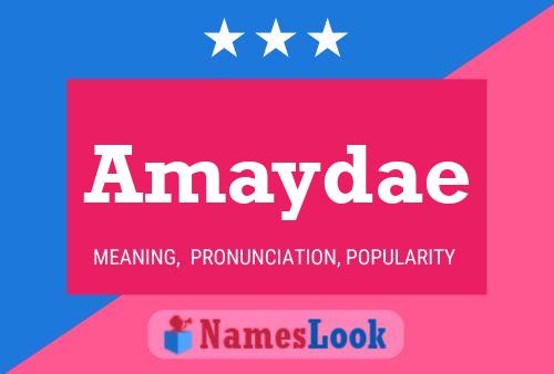 Amaydae Namensposter