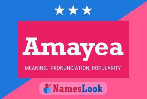 Amayea Namensposter